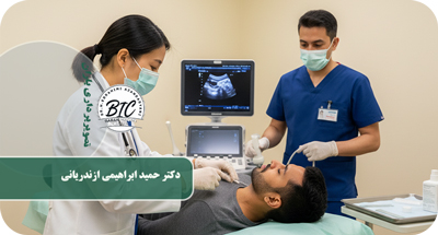 نمونه‌برداری FNA در مرکز تصویربرداری باران